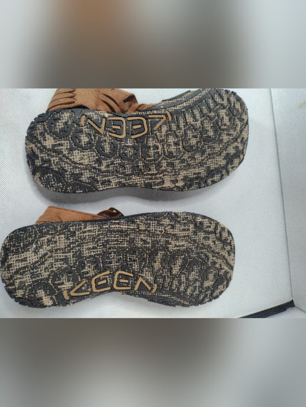 Keen Fisherman Sandals Men’s 10 Brown Woven Leather Closed Toe  Hiking NN - Picture 5 of 5